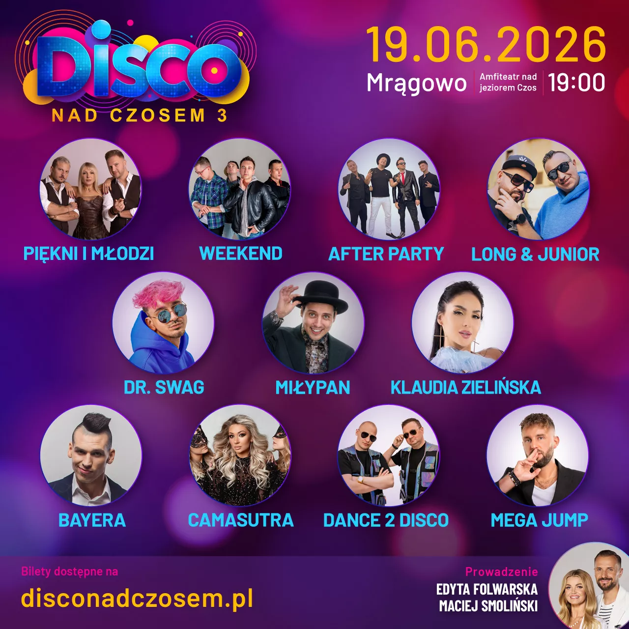 Disco nad Czosem 2026 - trzecia edycja imprezy disco polo! Kto wystąpi? 